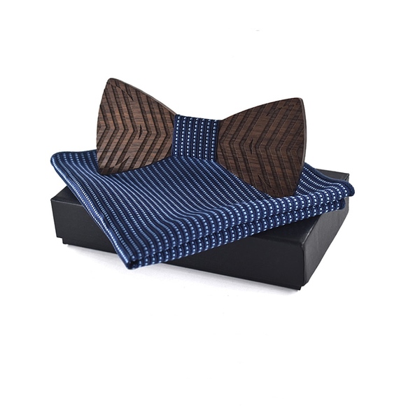 Men’s Wooden Bow Tie - Picture 7 of 8